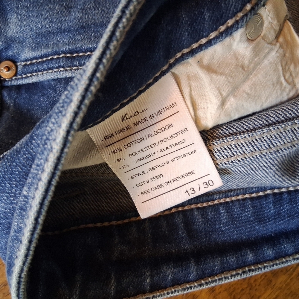 KanCan Medium Wash Disyressed Hem Estilo KC9167QM 13/30 - Picture 5 of 7